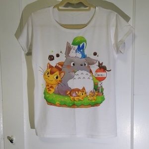Cute studio ghibli graphic tee